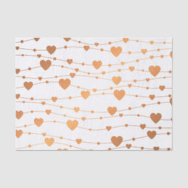 Goldenes Herz Seidenpapier