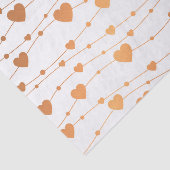 Goldenes Herz Seidenpapier (Ausschnitt)