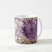Goldenes Herz, violette Krone Kaffeetasse (VorderseiteRechts)