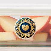 Goldenes Herzmedaillon Etiketten (Befestigt)
