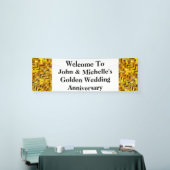 Goldenes Hochzeitstag | Personalisiere Banner (Messeveranstaltung)