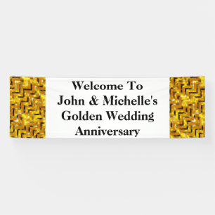 Goldenes Hochzeitstag   Personalisiere Banner