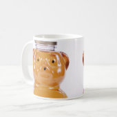 Goldenes Honig-Bärn-Gesicht 2 mit Seiten versehen Kaffeetasse (Vorderseite Links)