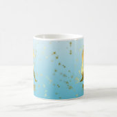 Goldenes Horoskop Zodiac Astrologie Zeichen Kaffeetasse (Mittel)