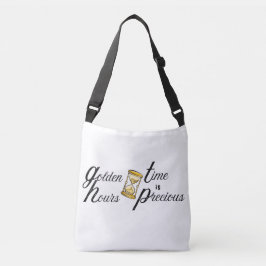 Goldenes Hourglas Tragetaschen Mit Langen Trägern