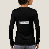 Goldenes HU Tri-Blend Shirt (Rückseite)