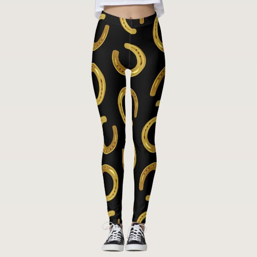 Goldenes Hufeisen Leggings (Vorderseite)