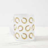 Goldenes Hufeisen Mattglastasse (Vorderseite Links)