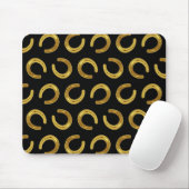 Goldenes Hufeisen Mousepad (Mit Mouse)
