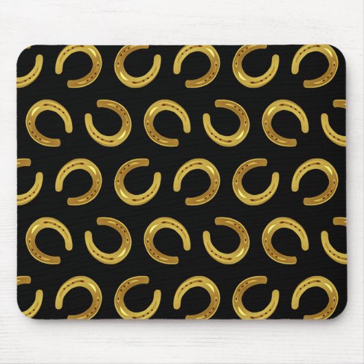 Goldenes Hufeisen Mousepad (Vorne)
