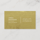 Goldenes I Visitenkarte (Rückseite)