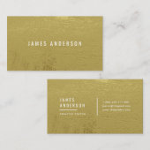 Goldenes I Visitenkarte (Vorne/Hinten)