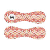 Goldenes Ikat-Geometrie-Muster Baseball (Paneele)