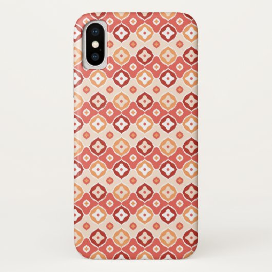 Goldenes ikat geometrisches Muster Case-Mate iPhone Hülle (Rückseite)