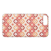 Goldenes ikat geometrisches Muster Case-Mate iPhone Hülle (Rückseite (Horizontal))