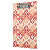 Goldenes ikat geometrisches Muster Klemmbrett (Links)
