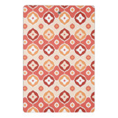Goldenes ikat geometrisches Muster Mini Klemmbrett (Rückseite)