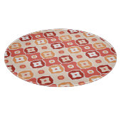 Goldenes ikat geometrisches Muster Schneidebrett (Ecke)