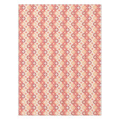 Goldenes ikat geometrisches Muster Tischdecke (Vorderseite)