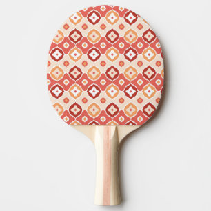 Goldenes ikat geometrisches Muster Tischtennis Schläger