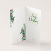  Goldenes Initial C mit Weihnachtsmann und Krone (Innenseite)