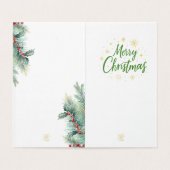  Goldenes Initial C mit Weihnachtsmann und Krone (Innenseite Aufgefaltet)