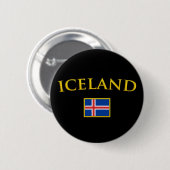 Goldenes Island Button (Vorne & Hinten)