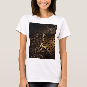 Goldenes Jaguar-Muster            T-Shirt