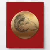 Goldenes Jahr 2015 Fotoplatte (Vorderseite)