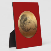 Goldenes Jahr 2015 Fotoplatte (Seite)