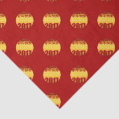 Goldenes Jahr des Stadions 2017 Seidenpapier (Ausschnitt)