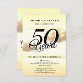 Goldenes Jubiläum romantischer Klassiker Save The Date (Vorne/Hinten)