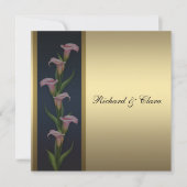 Goldenes Jubiläum von Calla Lily 50 Einladung (Vorderseite)
