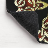 Goldenes keltisches Kreuz Mousepad (Ecke)