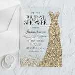 Goldenes Kleid Elegantes Brautparty Acryleinladungen<br><div class="desc">Goldenes Kleid Elegance Brautparty Akrobielle Einladungen Variationen zu den Einladungen und den dazugehörigen Artikeln in unserem Shop</div>
