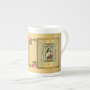Goldenes Knochen-China-Tasse GESCHENK-EINZELTEIL Porzellantasse