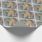 Goldenes Koi Geschenkpapier (Ecke)