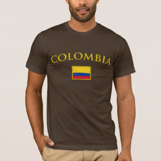 Goldenes Kolumbien T-Shirt