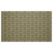 Goldenes königliches Kreismuster Stoff (Fat Quarter (45,7 x 55,9 cm))
