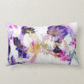 Goldenes korallenrotes Kissen