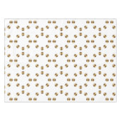 Goldenes Kreismuster Tischdecke (Vorderseite (Horizontal))