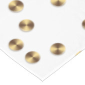 Goldenes Kreismuster Tischdecke (Schrägansicht)