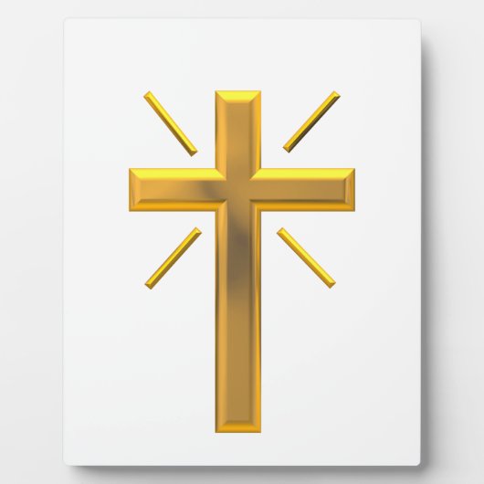 Goldenes Kreuz 4 Fotoplatte (Vorderseite)