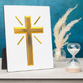 Goldenes Kreuz 4 Fotoplatte (Seite)