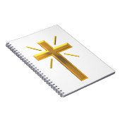 Goldenes Kreuz 4 Notizblock (Rechte Seite)