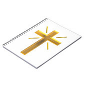 Goldenes Kreuz 4 Notizblock (Linke Seite)