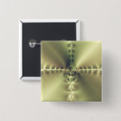 Goldenes Kreuz Button (Vorne & Hinten)