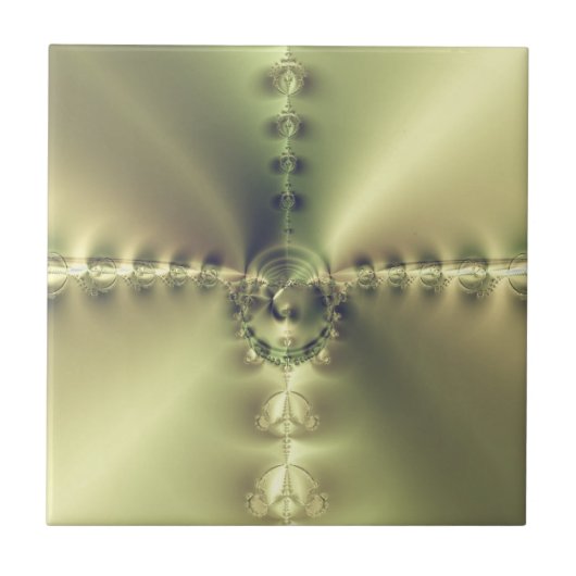 Goldenes Kreuz Fliese (Vorderseite)