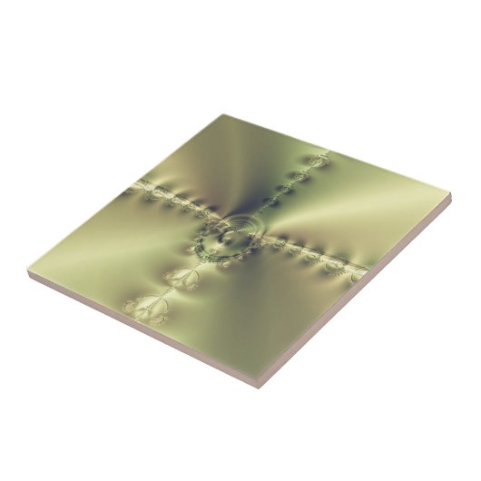 Goldenes Kreuz Fliese (Seite)