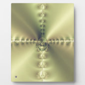 Goldenes Kreuz Fotoplatte (Vorderseite)